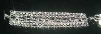 Pulsera Cadenitas y Bolitas-Bañado Plata