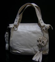 Bolso Polipiel Grande-Crema